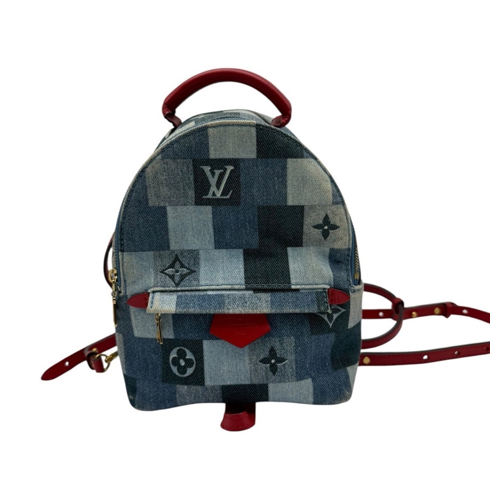 Louis Vuitton Monogram Denim Patchwork Mini Backp… - image 2